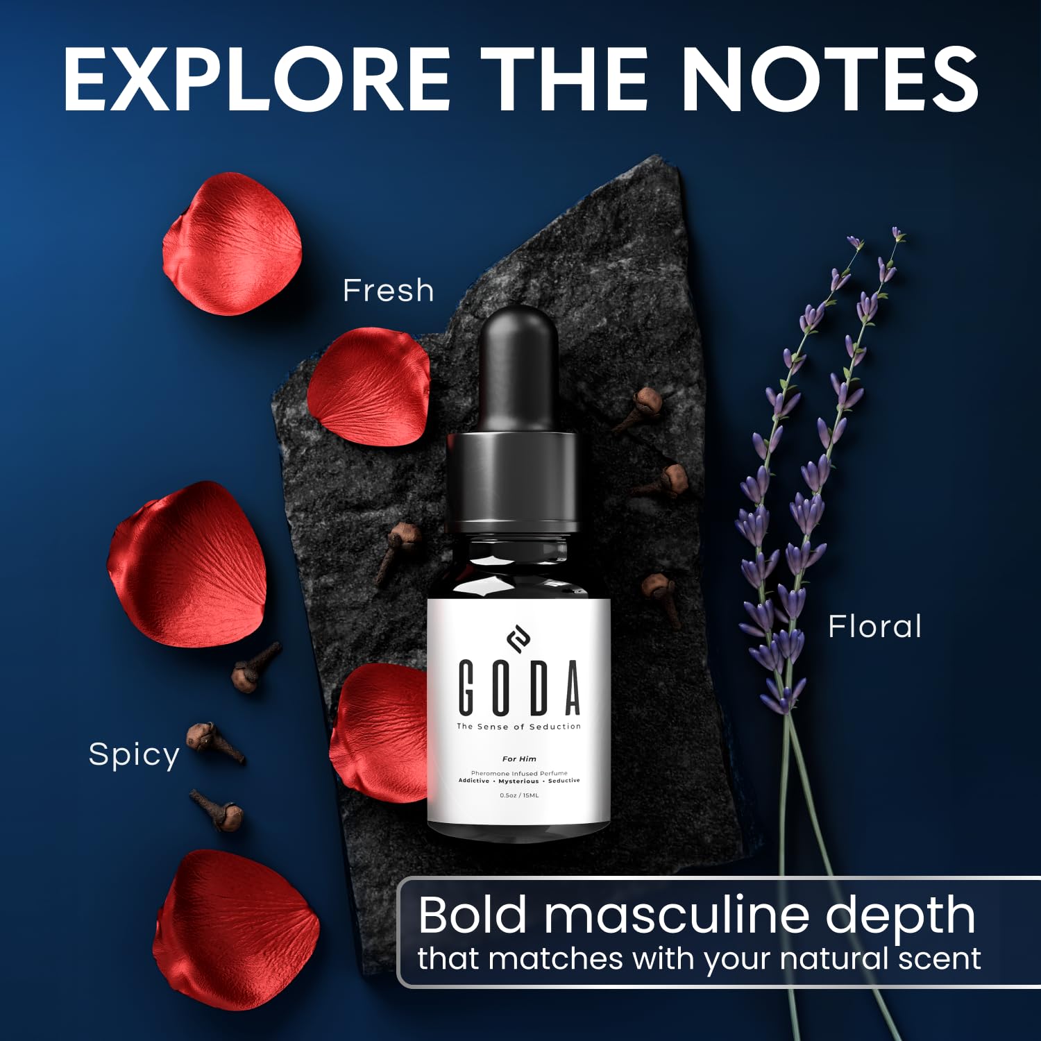 Amazon.com : GODA Pheromones Cologne for Men Infused with Real