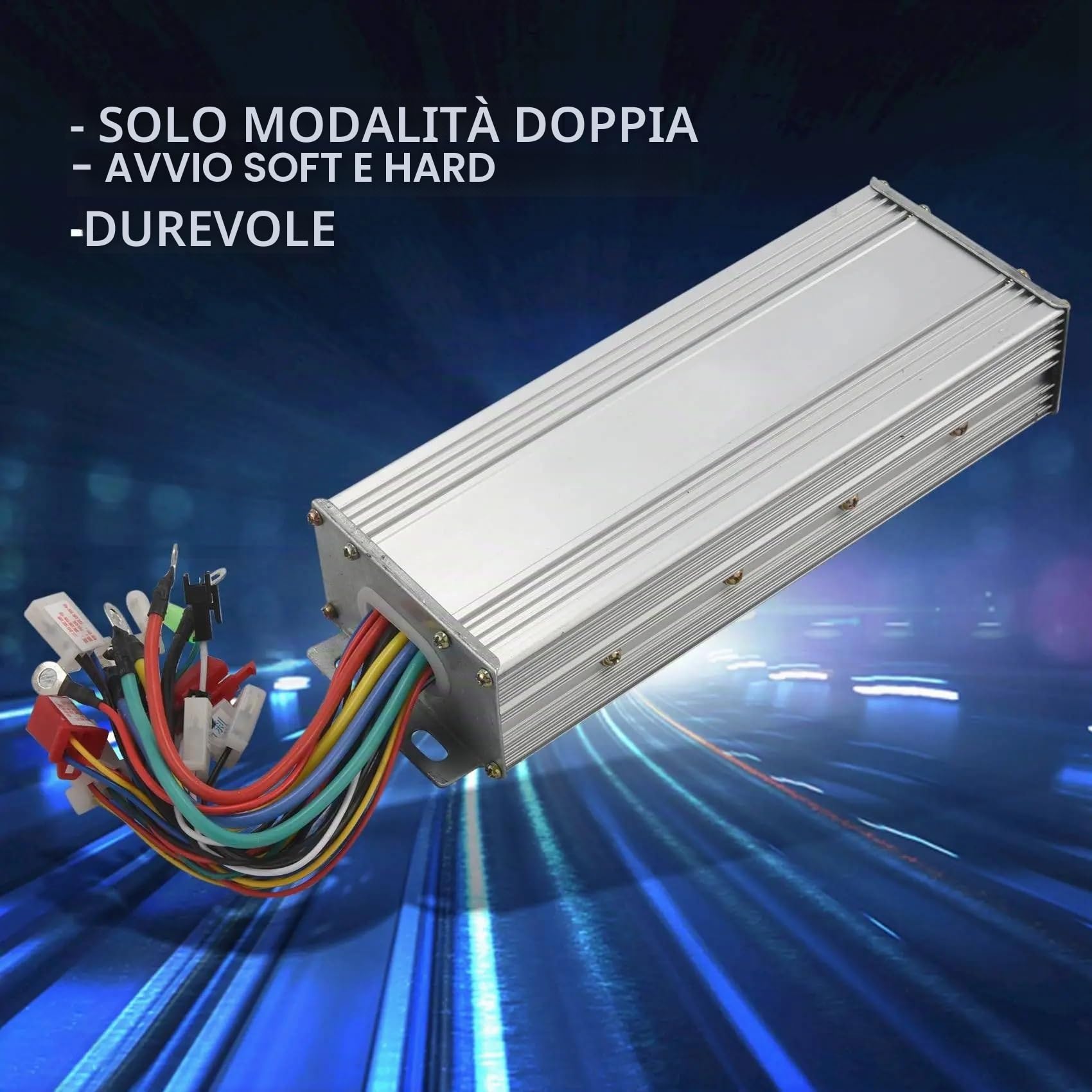 Centralina Bici Elettrica,Centralina Bici Elettric Controller Brushless 48V 60V 64V 1500W/Controller Ebike/Controller Motore Bldc for Bicicletta Elettrica/Scooter