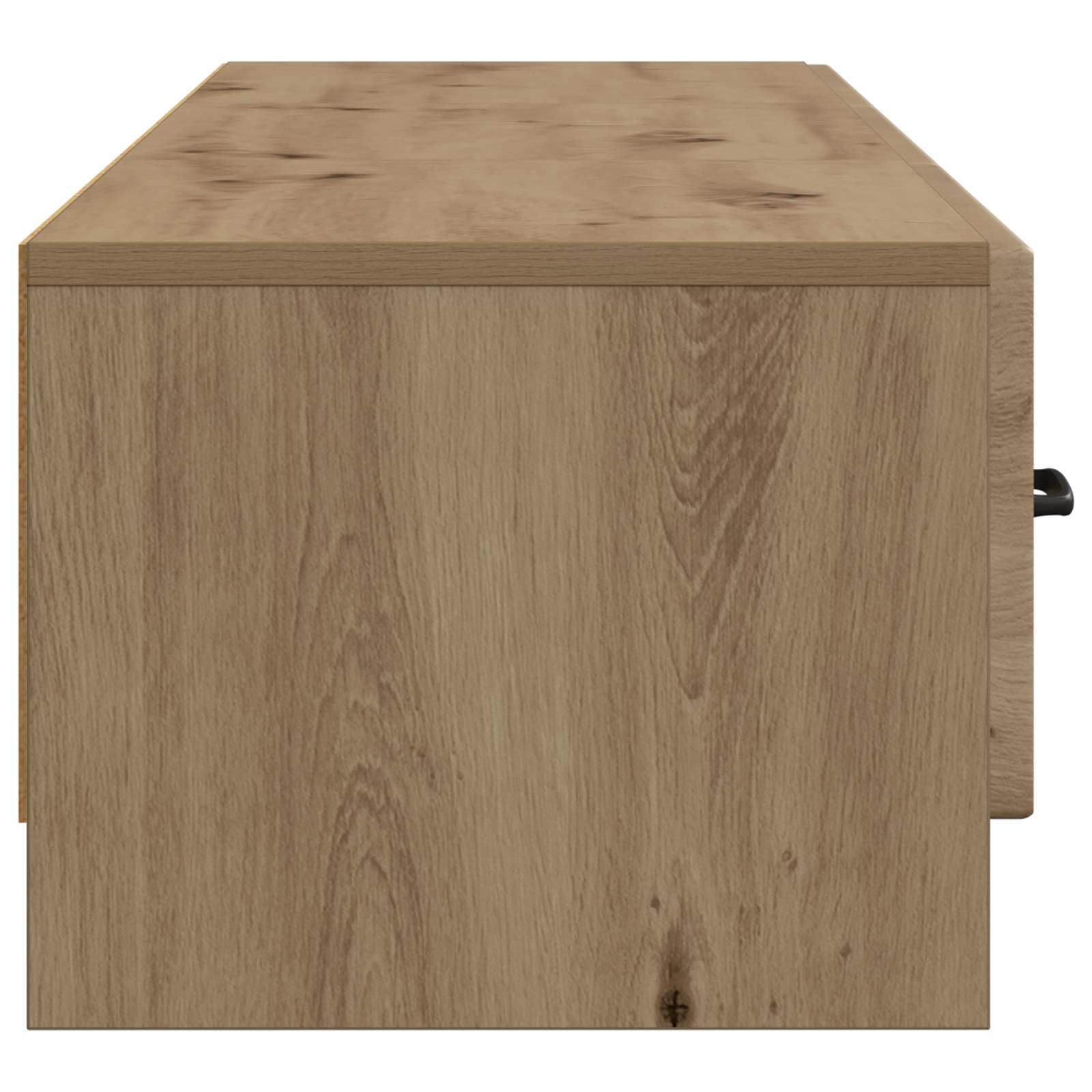 Hothingwell Szafka pod telewizor 147 x 34,5 x 27 cm dąb rzemieślniczy drewno inżynieryjne | Duża przestrzeń do przechowywania, wysuwane szuflady, nowoczesny design, łatwa pielęgnacja, do minimalistycznego salonu