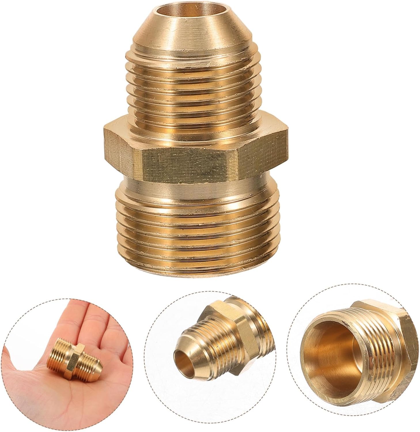 Versatile Garden Spray Nozzle Adapter to Sprayer Fitting for Car Washing Outdoor Watering Wall Cleaning with Threaded Connector