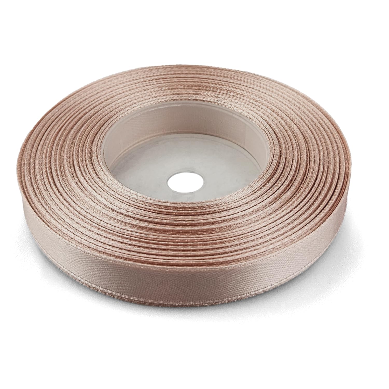 Netuno Nastro Satinato Beige Per Regali E Bomboniere - 12 Mm X 32 M - Perfetto Per Battesimo, Comunione, Matrimoni