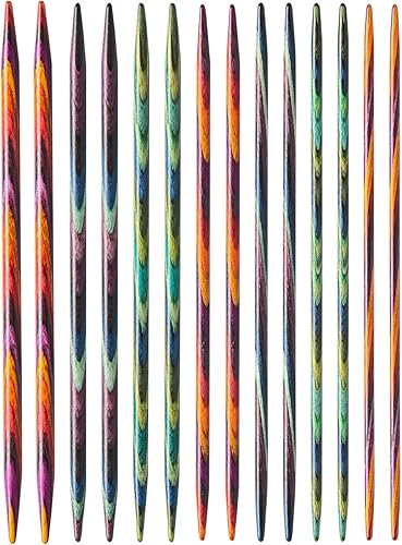 Miniatura 4 de Knit Picks Juego de agujas de tejer de madera de doble punta (mosaico de 6 pulgadas)