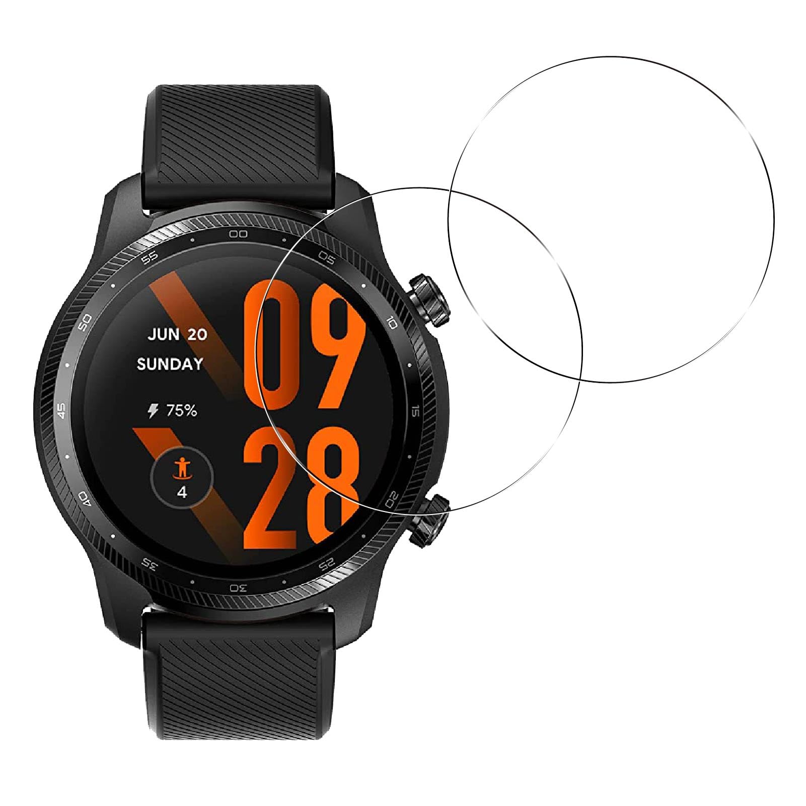 Amazon.co.jp: 【2枚セット- 日本旭硝子素材】対応 TicWatch Pro 3  