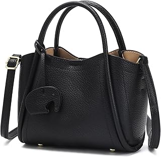 CHERUTY Small Crossbody Purse for Women, Faux Leather Mini Handbag with Top Handle and Adjustable Strap, Elegant Shoulder Bag