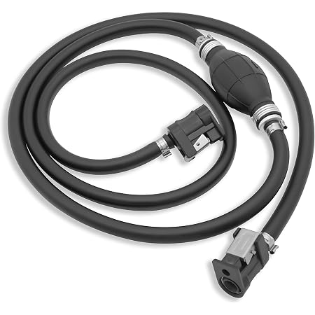 3/8" Universal Gas Hose Fuel Line With Primer Bulb For Outboard Marine Engines 225-350HP