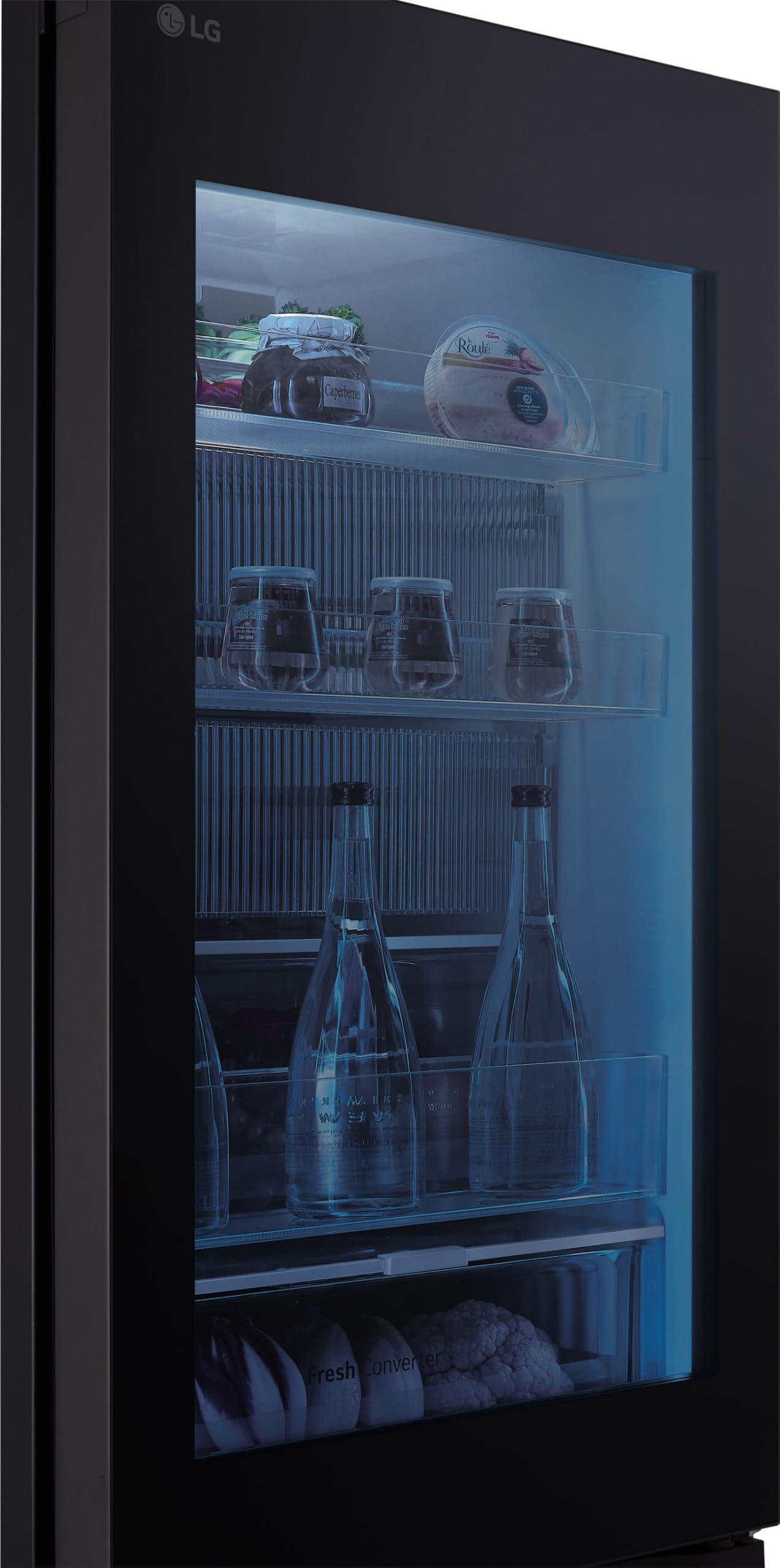 LG GBG5160CPY Kühl-/Gefrierkombination (349 L, Energieklasse C) mit InstaView, Smart Inverter Compressor, DoorCooling+, Food Cover, Silber