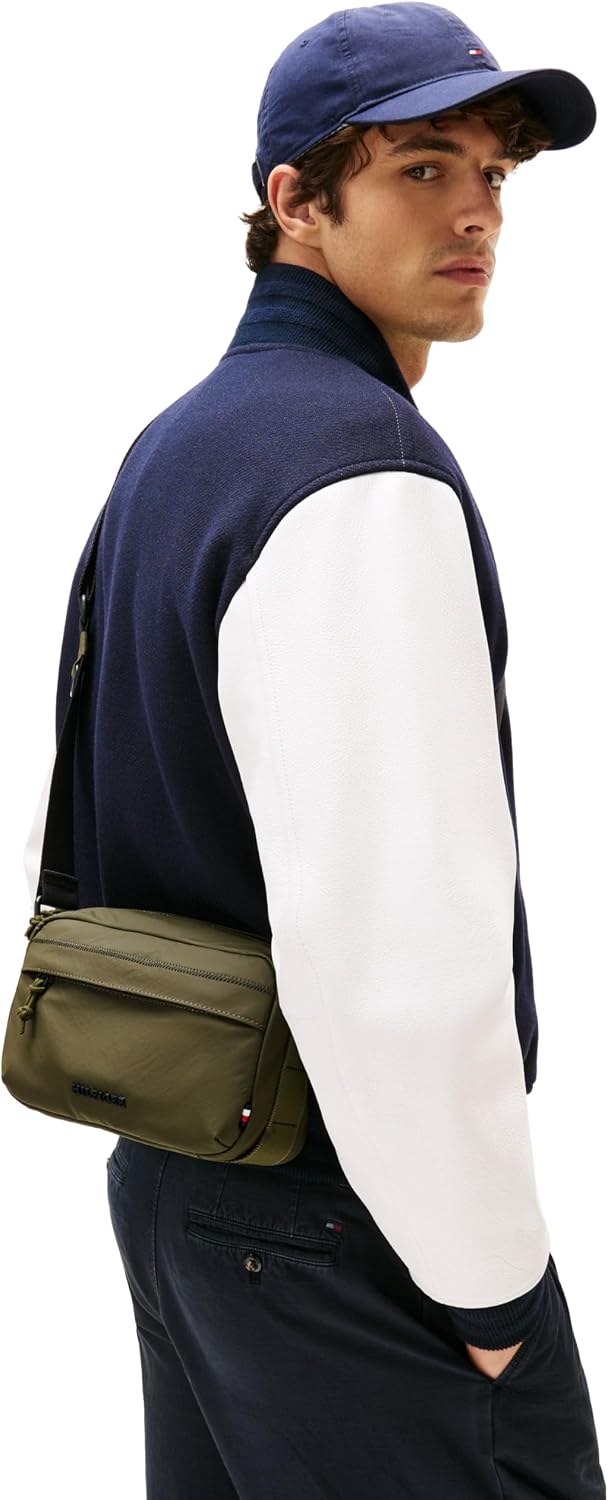 Tommy Hilfiger Men's Colour Small Messenger Bag With Adjustable Strap