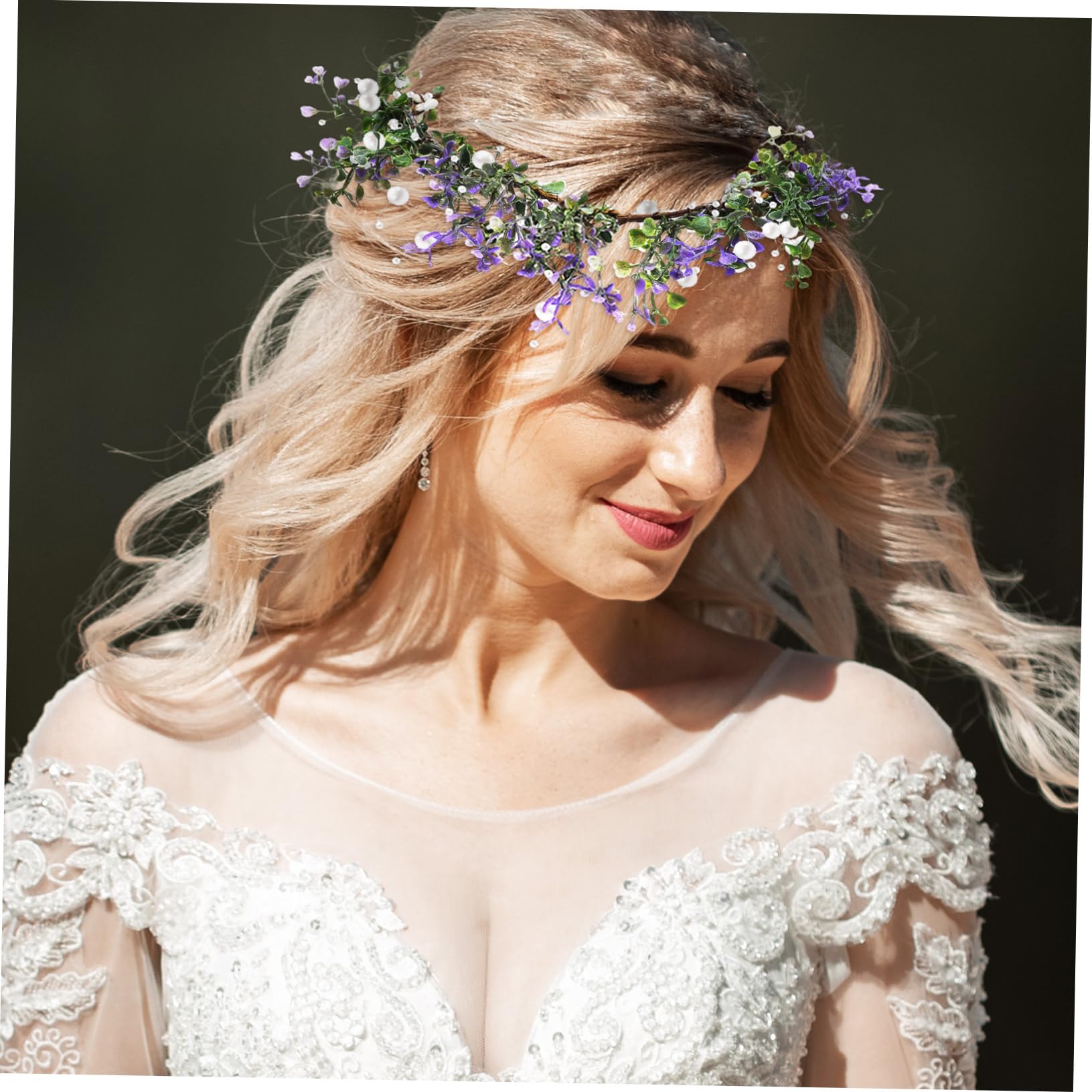 VALICLUD 8stücke Blumenkrone Stirnband Für Frauen Handgefertigte Haarschmuck-kopfbedeckung Mit Einzigartigem Strass Für Hochzeit Party Und Besondere Anlässe