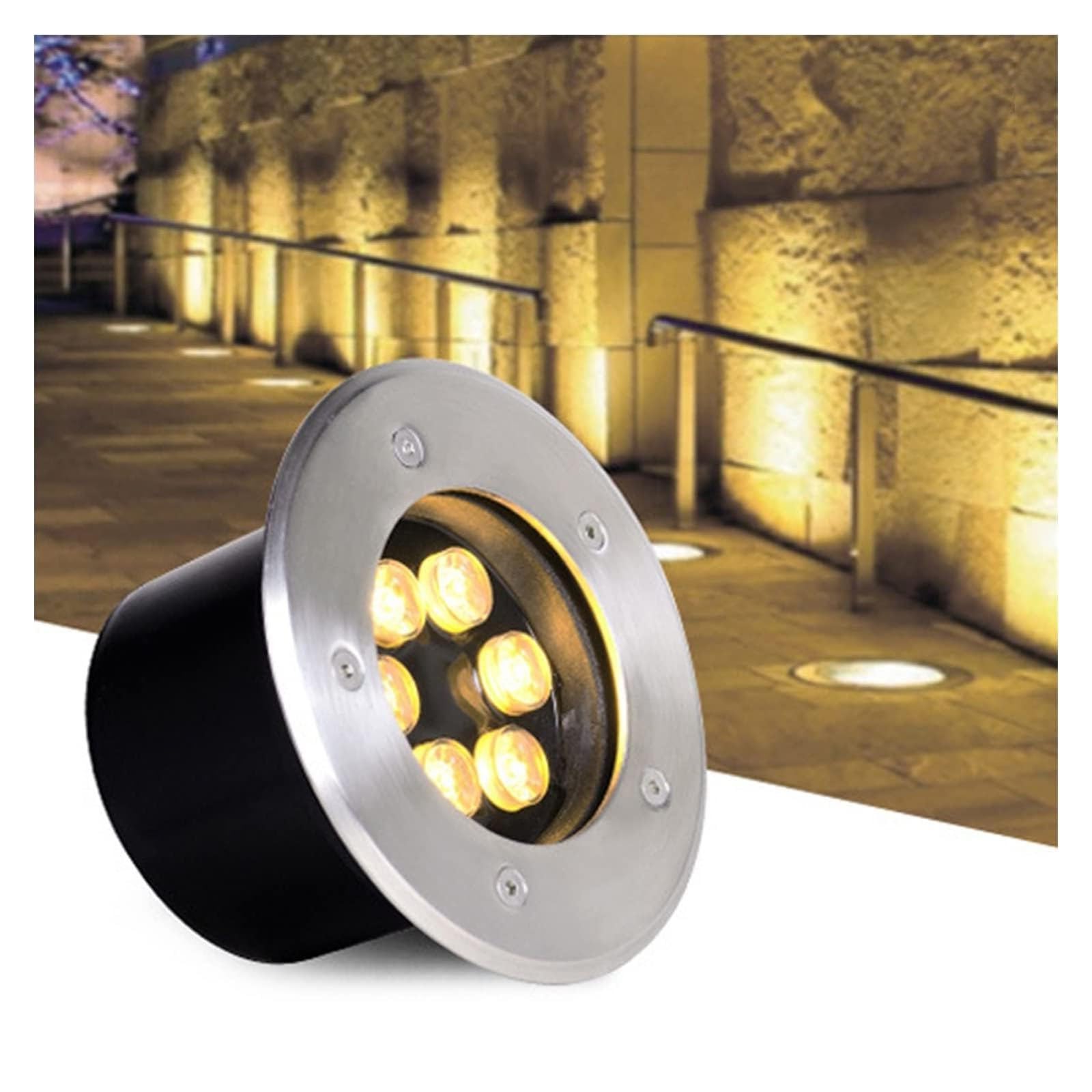 Projecteur LED Submersible pour Bassin Et Fontaine Extérieur Jardin Fête RGB 12 V Changement De Couleur Ip68 9 W/12 W
