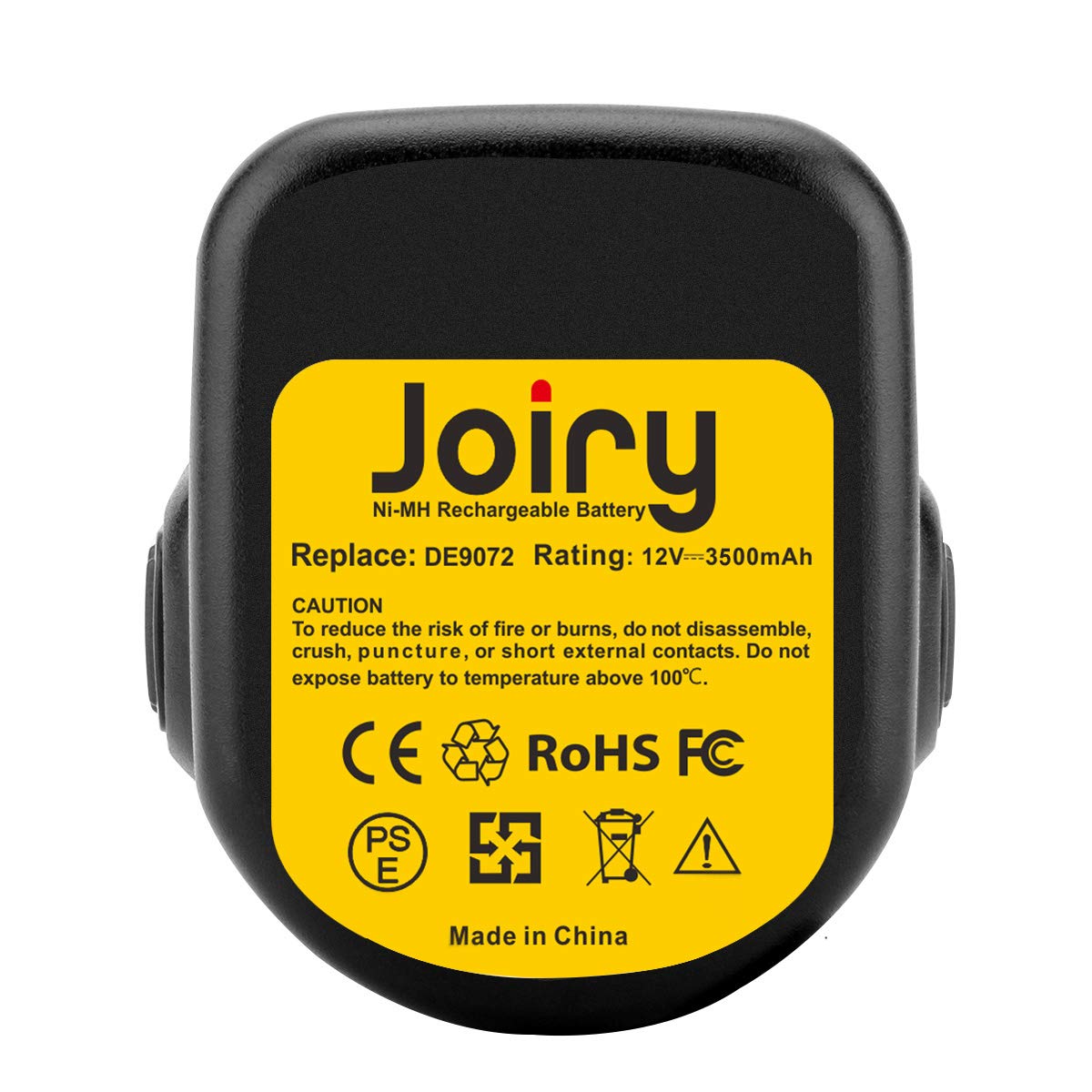 2X Joiry 12V 3.5Ah Ni-MH Batterie pour Dewalt DC9071 DE9071 DW9072 DE9074 DE9501 DW9071 DE9037 DE9072 152250-27 397745-01