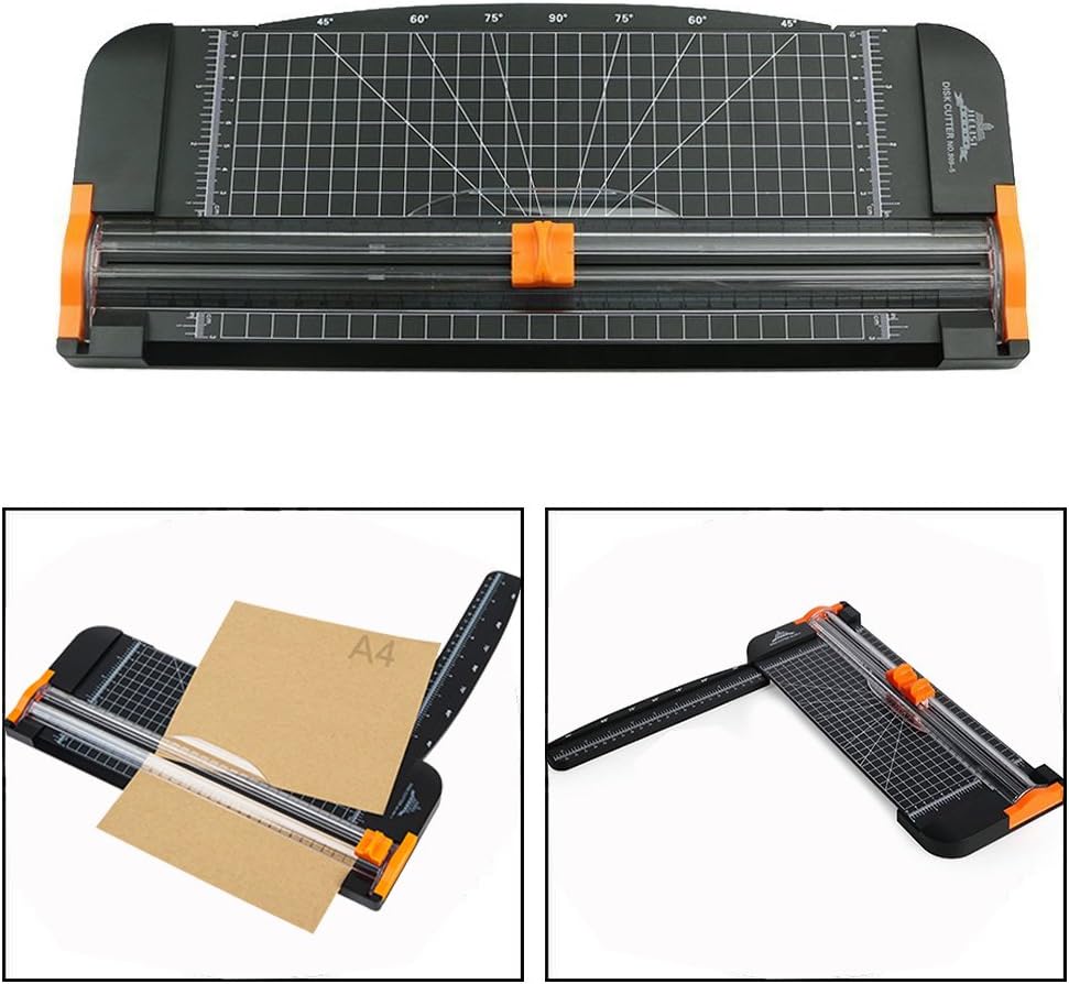 Itian Paper Cutter, A4 Paper Guillotine Trimmer with Automatic Security
