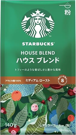 Starbucks House Blend Coffee Powder, 4.9 oz 140 g