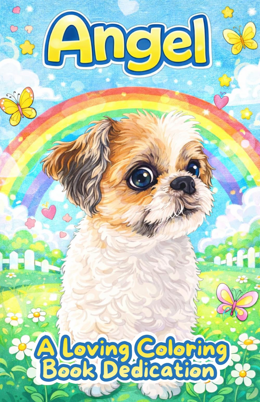 Angel My Shih Tzu Angel Coloring Book: A Loving Dog Memorial Coloring Book to Celebrate, Heal, and Remember the Life of Angel the Shih Tzu