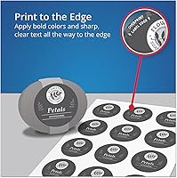 Vista 21 de Avery Etiquetas redondas imprimibles con Sure Feed, 2.5" de diámetro, blanco brillante, 90 etiquetas personalizables (22830)