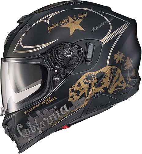 Miniatura 5 de ScorpionEXO EXO-T520 Nama-Sushi - Casco (negroblanco, grande)