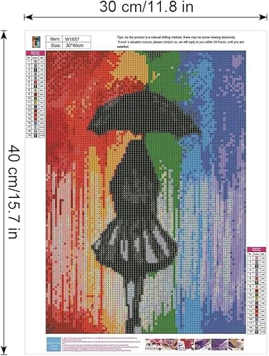 Miniatura 6 de Ukontagood - Kit de pintura de diamante pintura de joyería 5D por números para adultos y niños con kits de pintura de diamante para manualidades