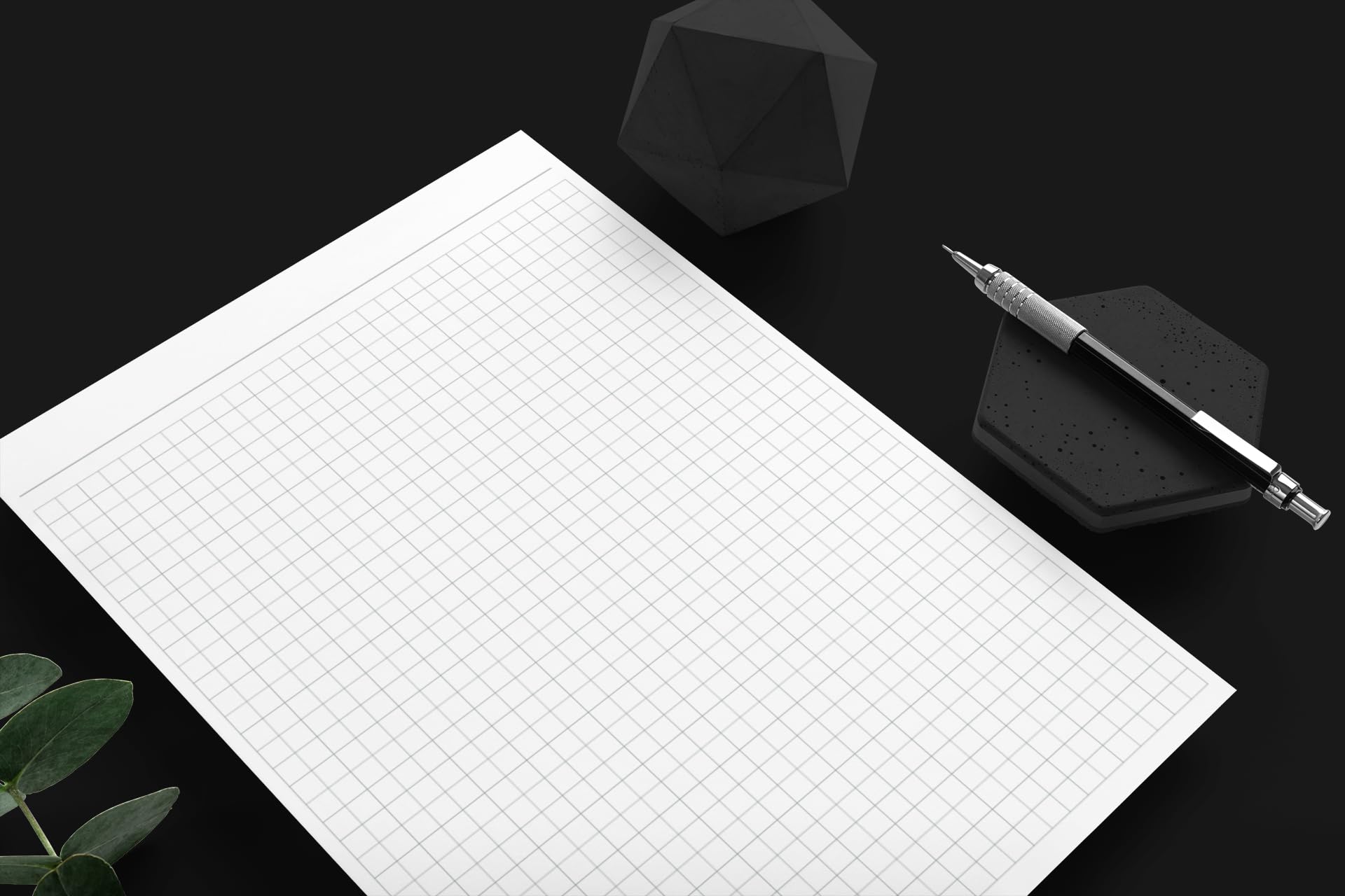 18x Notizblocks kariert in Grau - Notizen - 50 Blatt, DIN A5, 50 Blatt, Qualitäts-Offset-Papier 80g/m² (22209)