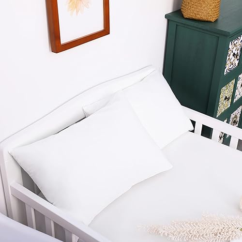 Miniatura 8 de NTBAY Paquete de 4 protectores de almohada impermeables con cremallera para niños pequeños, súper suaves, silenciosas, fundas de almohada de bebé,