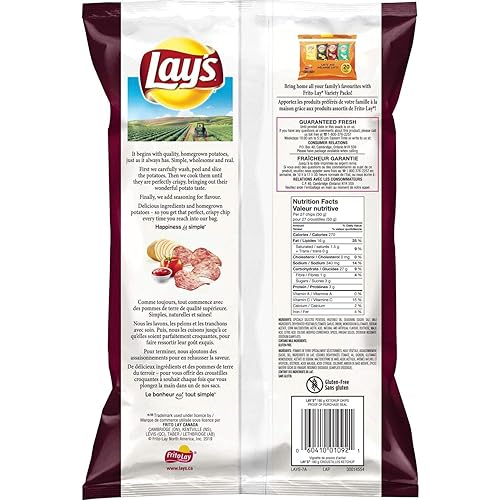 Miniatura 3 de AZPantry Canadian Lays Ketchup Chips 1 paquete de 5.82 oz, viene en una caja a prueba de aplastamiento importado de Canadá paquete de chips de