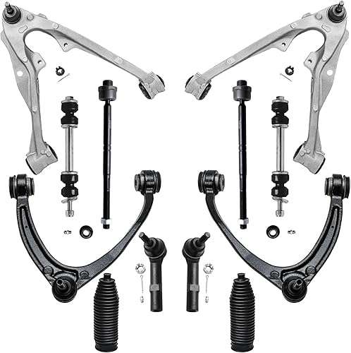 Miniatura 109 de Detroit Axle - Kit de suspensión frontal de 12 piezas para Toyota Corolla 2003 2004 2005 2006 2007 2008, 2 brazos de control inferiores, 2 rótulas