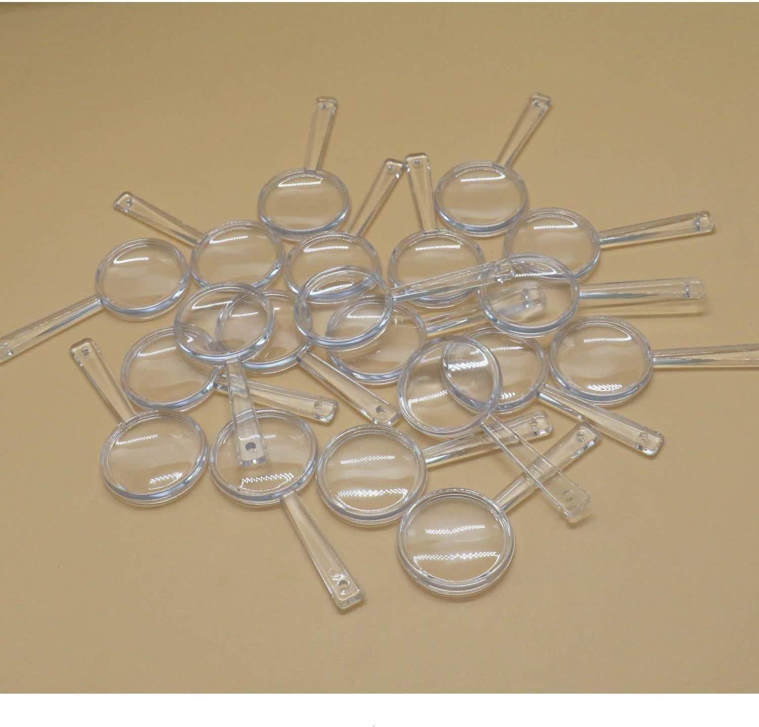 SKEMIXMini Plastic Magnifying Glasses for Kids, Pack of 20