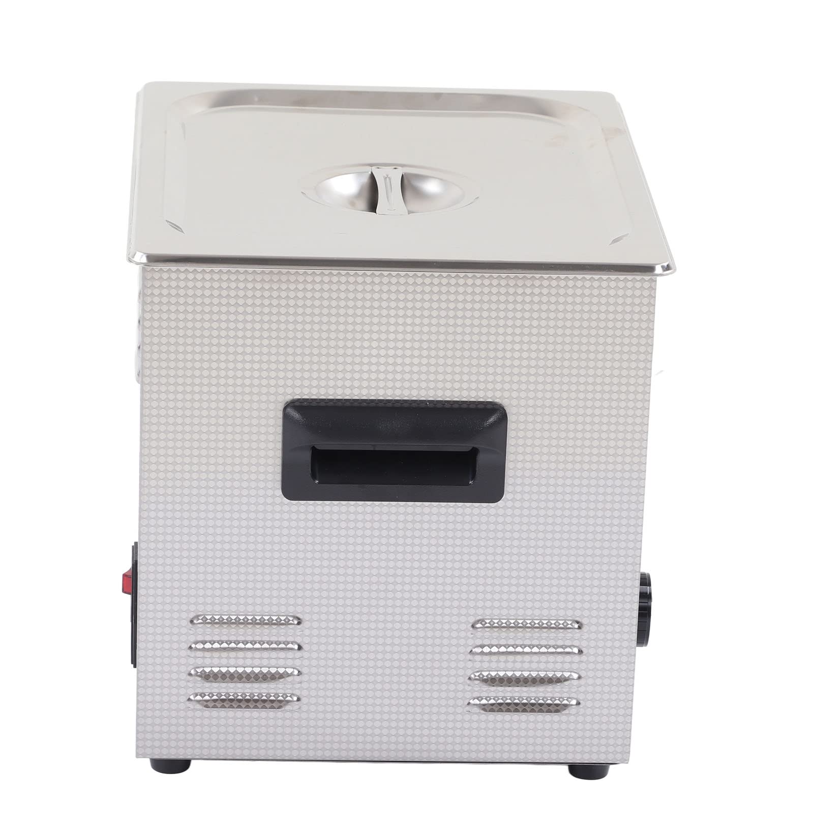 FRZY Máquina de limpieza Industrial, limpiador ultrasónico de 40KHz, válvula de modo Dual de acero inoxidable 10L para placa de circuito de joyería (Enchufe de la UE AC220V)