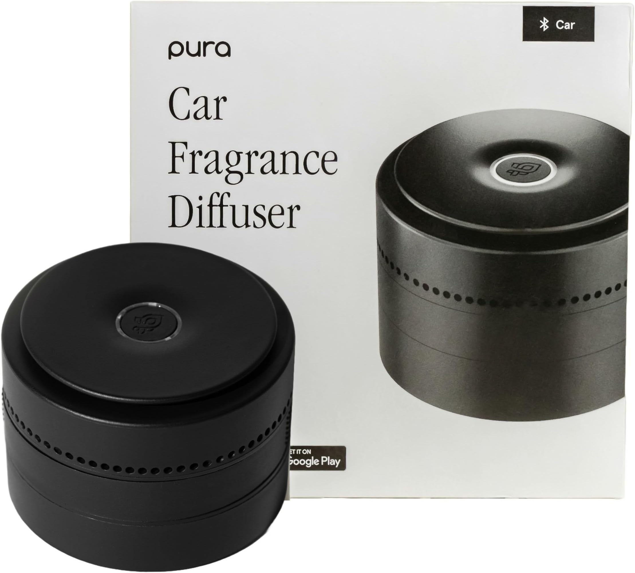 Pura Car Diffuser - Portable Fragrance System - On/Off Controlled Through Car Acceleration - Adjustable Intensity Control Through App - Fragrances Sold Separately