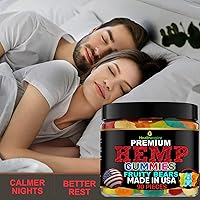 Vista 4 de Hemp Gummies for Sleep-Infused Bedtime Candy Support, Relax, Calm, Discomfort-High Potency Hempoil Gummy Bears Peace and Relaxation-Fruity