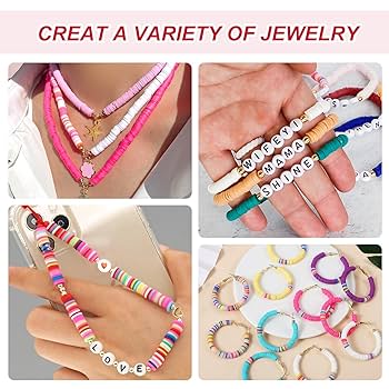 QUEFE 16800pcs Clay Bracelet Making Kit, 168 Colors Polymer