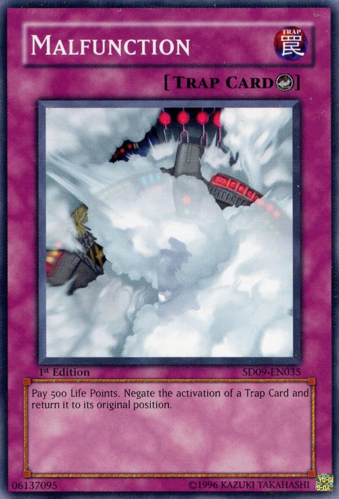 Yu-Gi-Oh! - Malfunction (SD09-EN035) - Structure Deck 9: Dinosaur's Rage - 1st Edition