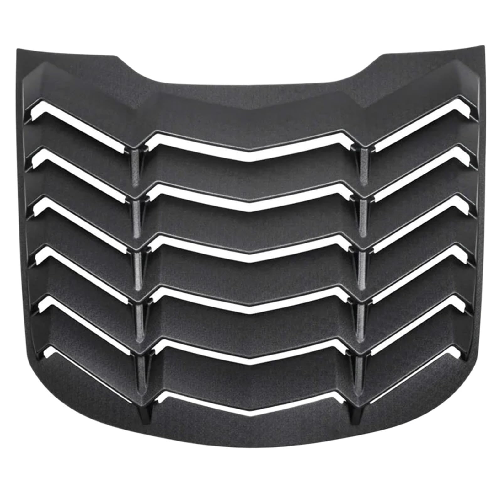 Rear Window Louvers Compatible for Ford Mustang 2015-2023 Windshield Sun Shade Cover in GT Lambo Style ABS Matte Black