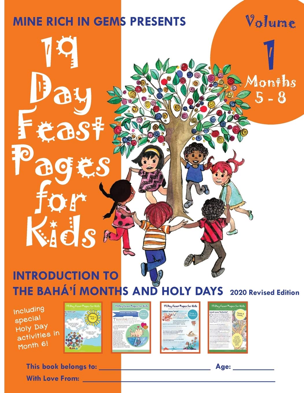 19 Day Feast Pages for Kids Volume 1 / Book 2: Introduction to the Bahá ...