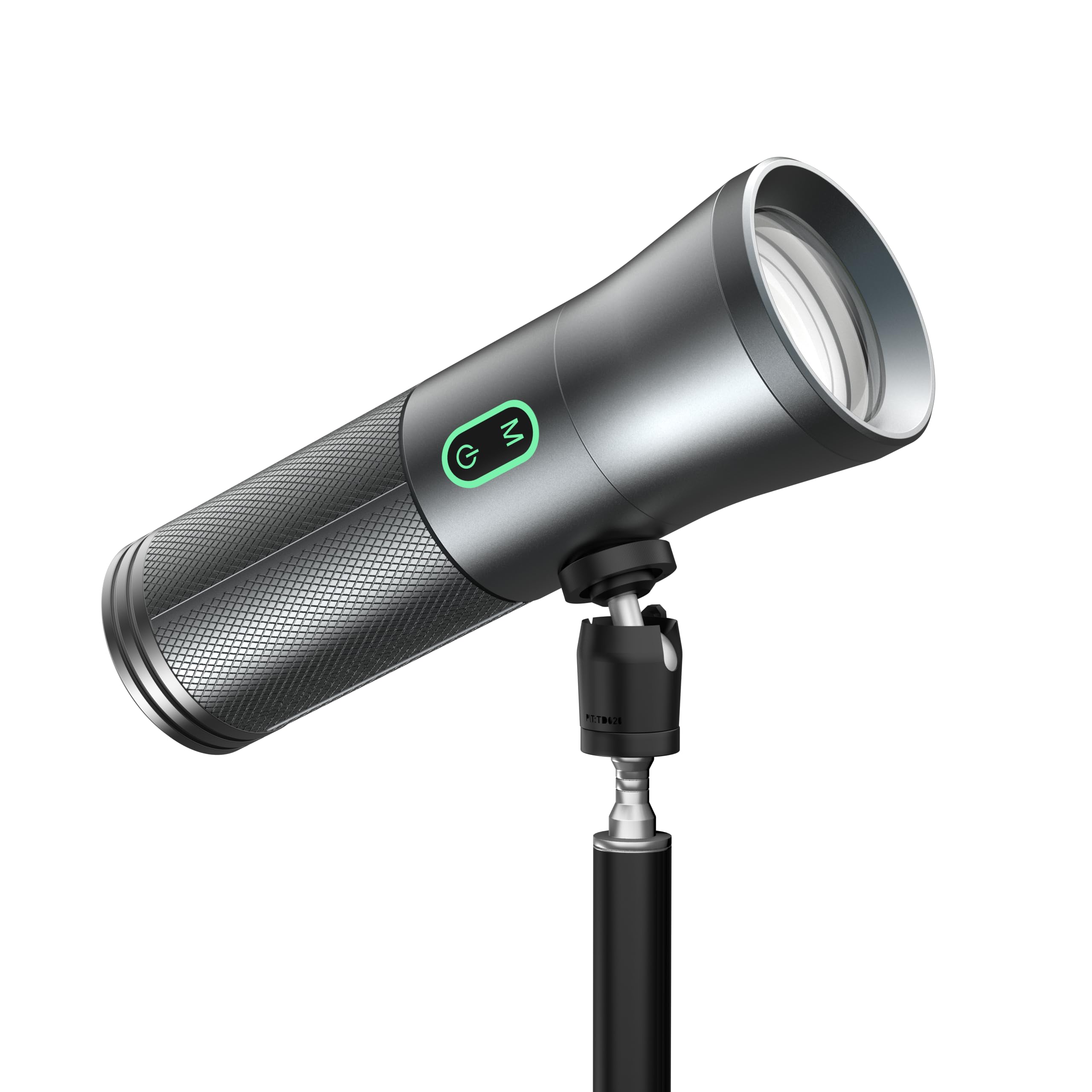 Torcia LED per fotografia, luce ambientale RGB in alluminio, 4 colori, luce di riempimento con 20 filtri della luce GOBO, 7800 mAh, luce video per foto