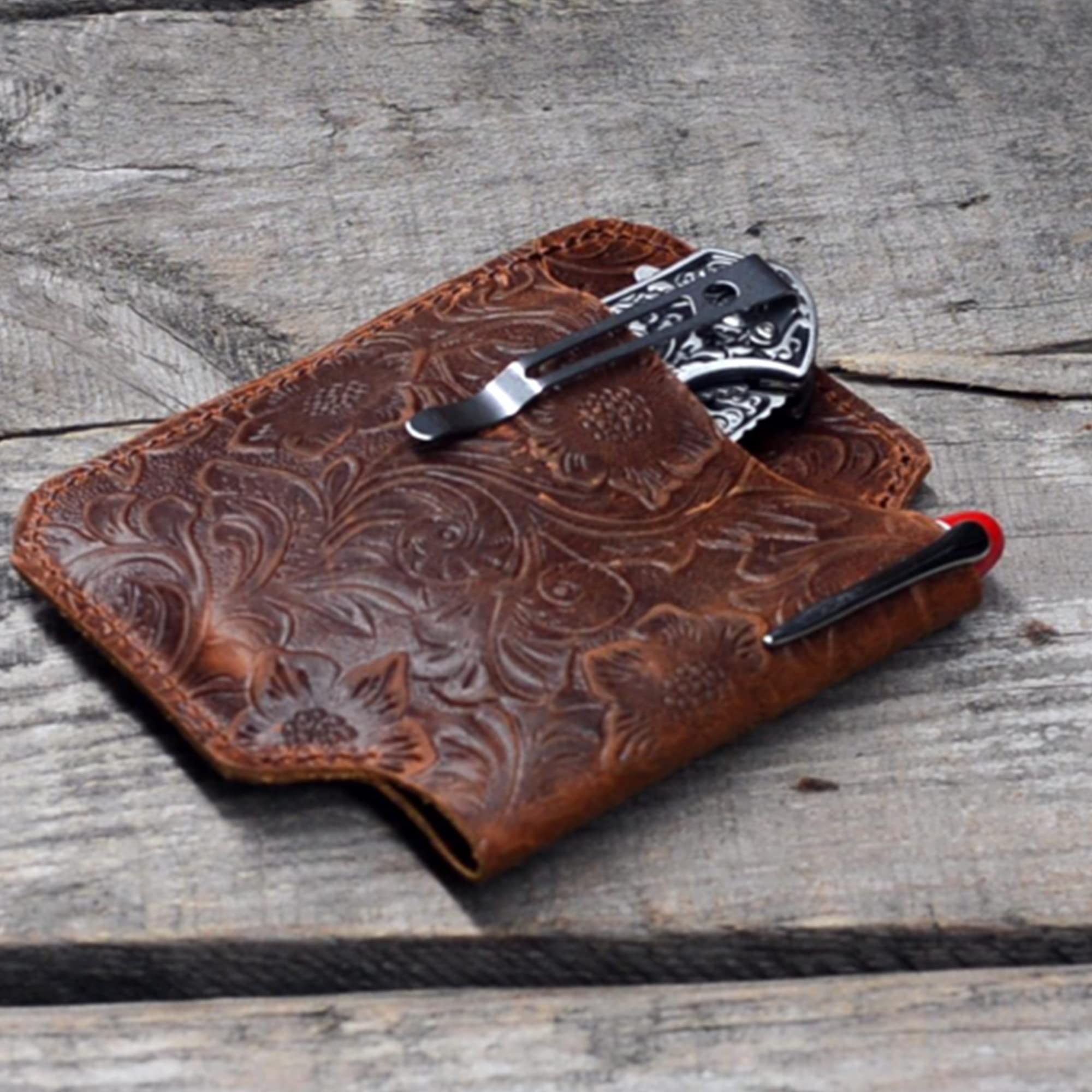 Topstache Leather Multtool Sheath,EDC Belt Organzer For Work And - View #2