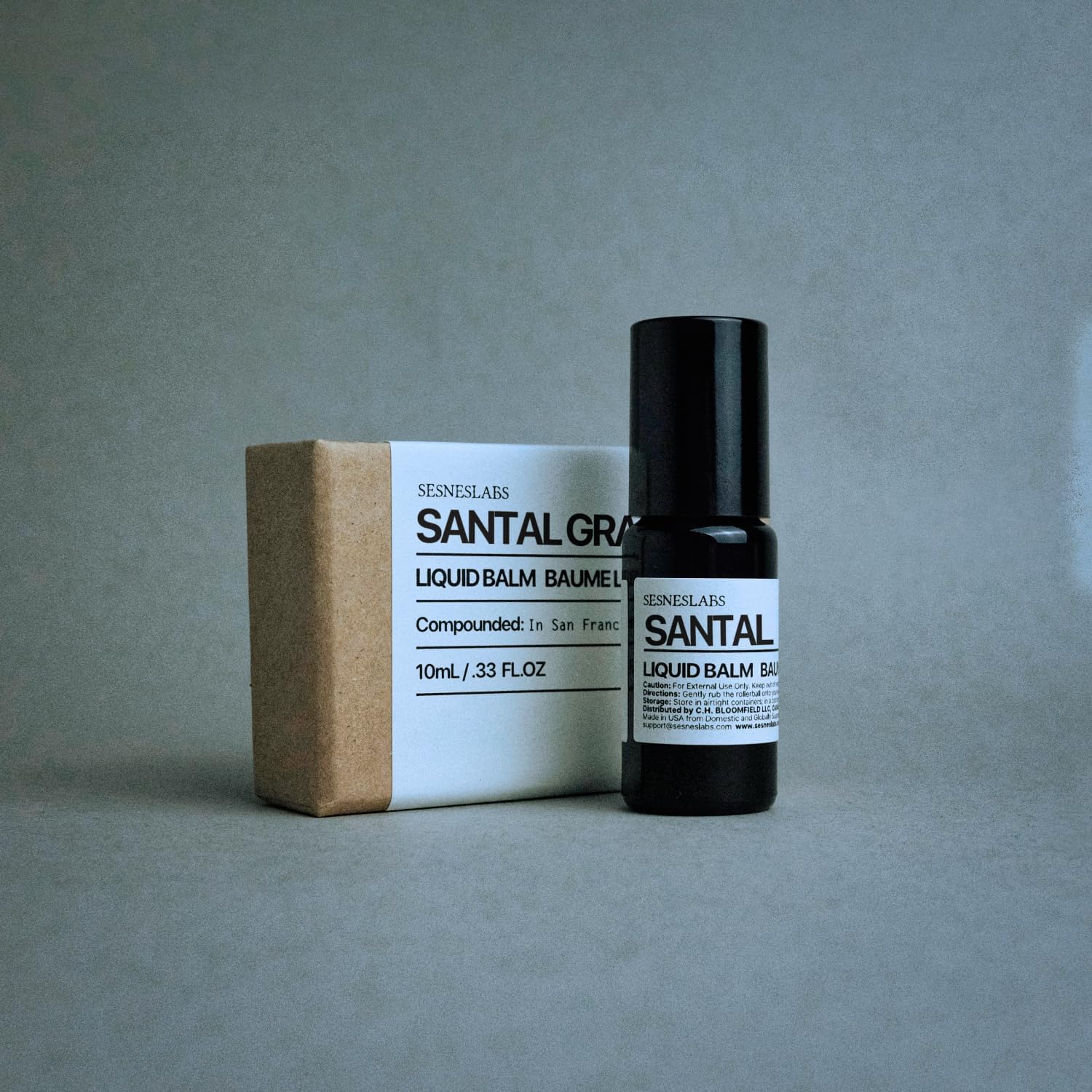 Santal Grass Roll-On, Perfume, Alcohol Free, Olfactive Marker, Niche Scent, Eucalyptus, Papyrus, Cardamom, Sandalwood Essential Oils Blend, Unisex Perfum for Women and Men 10ml/.33 fl Oz - Image 4