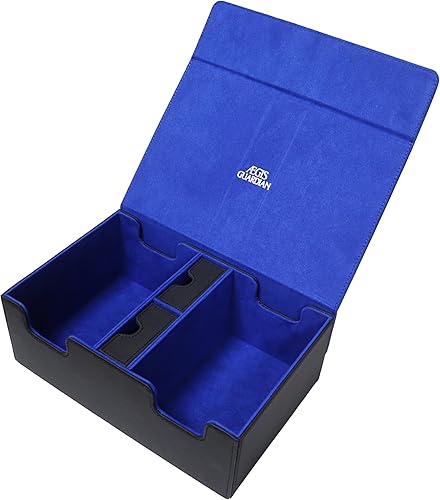AEGIS GUARDIAN Commander - Caja de cubierta con capacidad para más de 600 tarjetas, caja de cartas con 2 bandejas de dados para TCG MTG CCG,