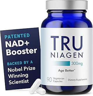 90ct/300mg Multi Award Winning Patented NAD+ Boosting Supplement - More Efficient Than NMN - Nicotinamide Riboside for Cellular Energy Metabolism & Repair. Vitality, Muscle Health, Healthy Aging