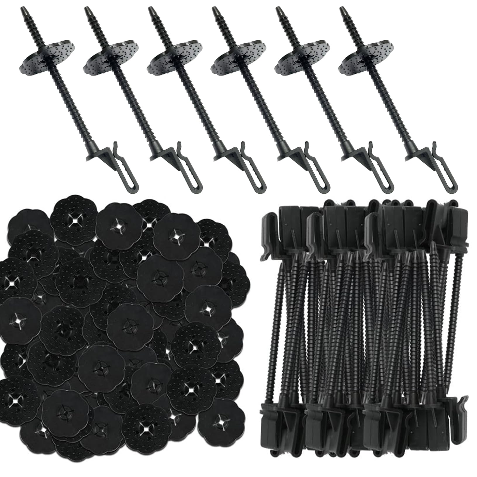 Kit de panel solar a prueba de pájaros con rollo de malla y valla de alambre de nailon