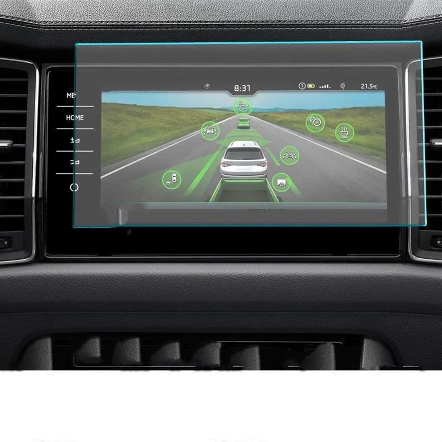 Skoda – Scratchgard 車用スクリーンプロテクター Compatible With Skoda For Karoq 2021 2022 9.2インチ対応カー