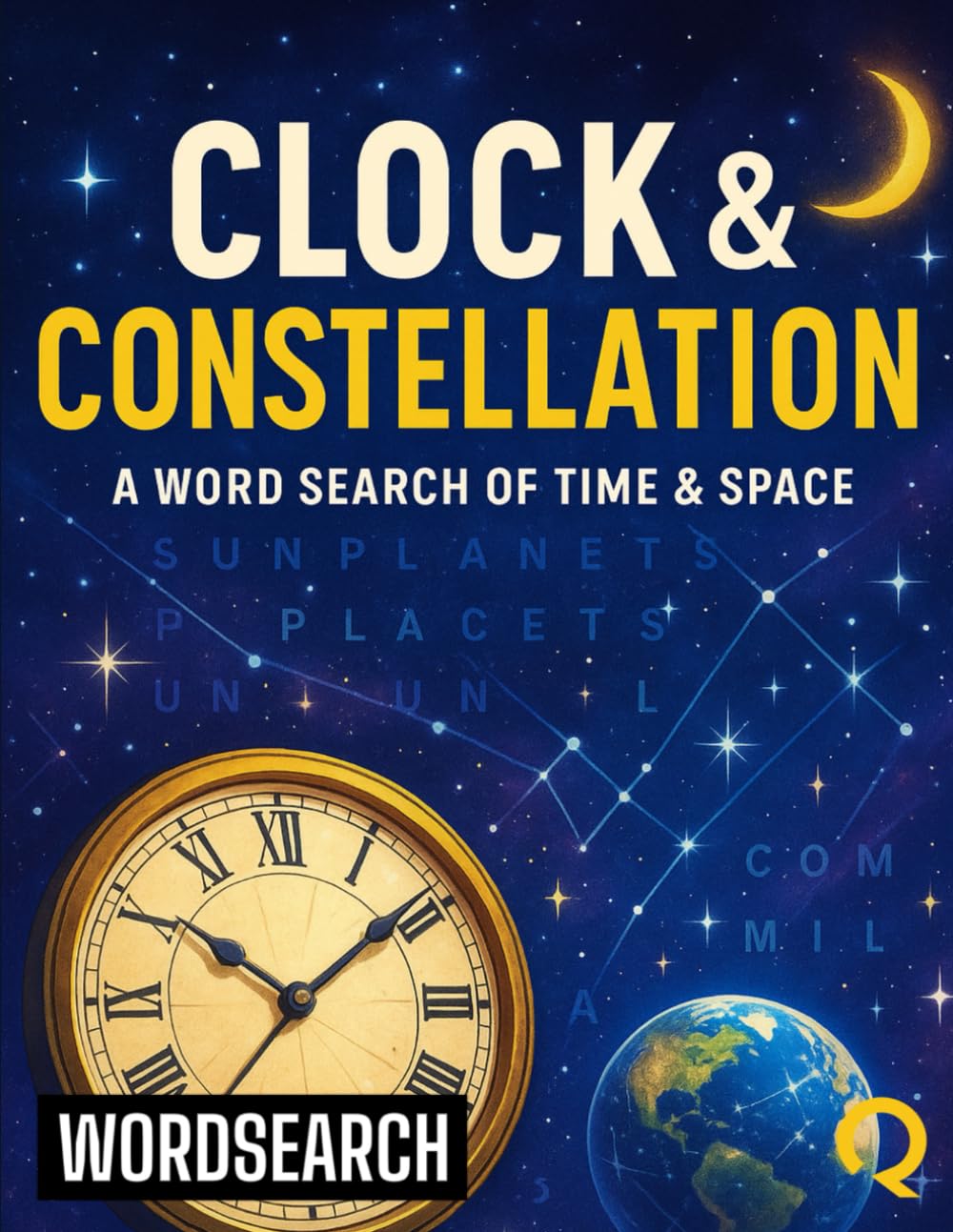 Clock & Constellation: A Word Search of Time & Space