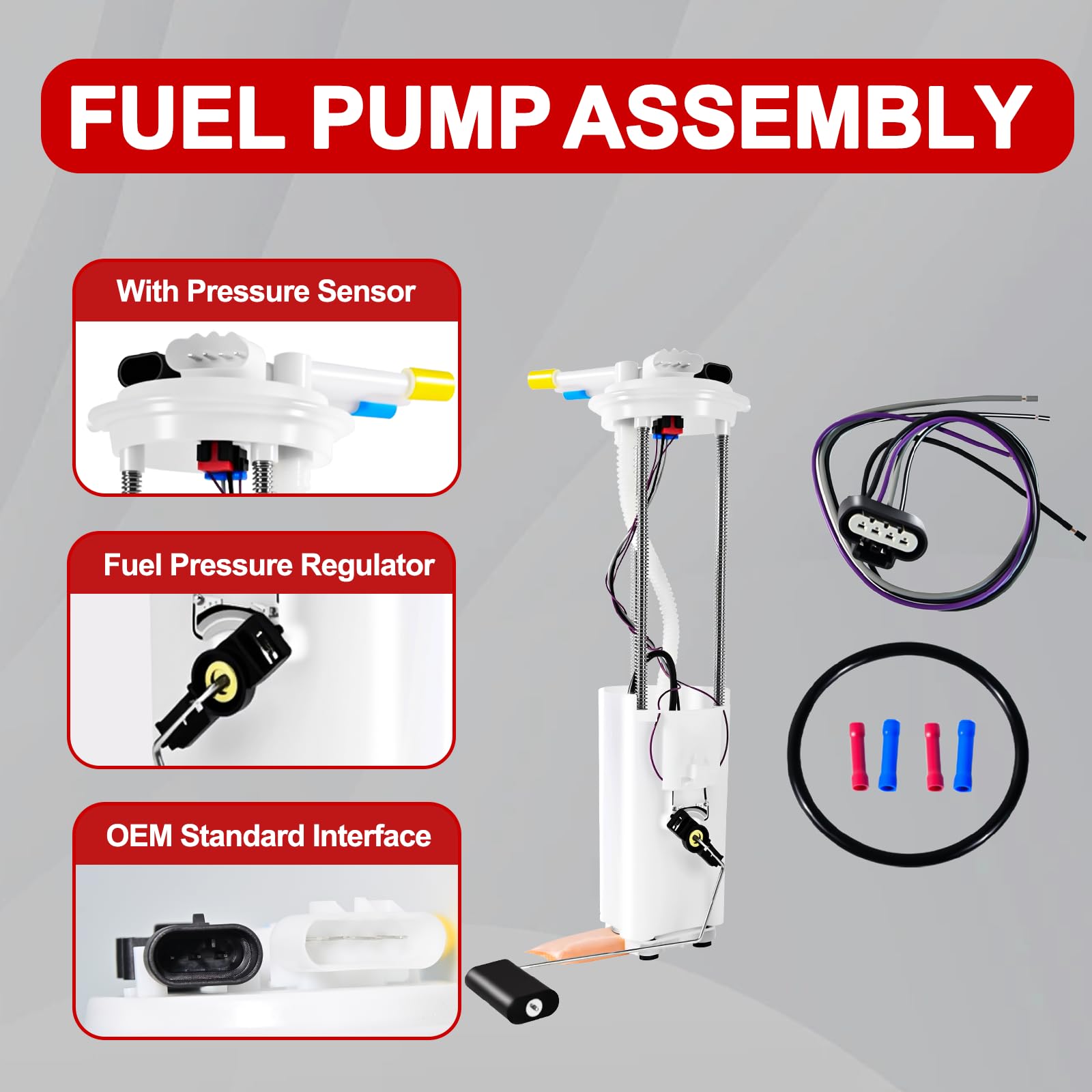 96-97 Chevy GMC Fuel Pump For 96-97 Chevy/GMC C/K 1500/2500/3500 (5.0L, 5.7L, 4.3L) Fuel Pump Assembly - Foto 8