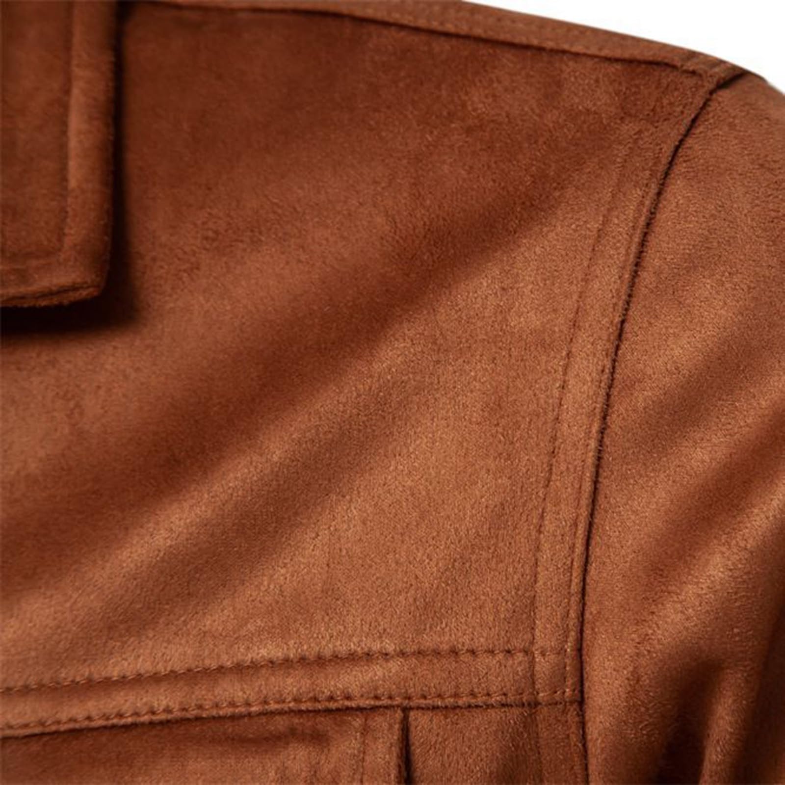 Generisch Outdoor Fleecejacken FüR Herren Herren- Winter-Motorrad-Lichtjacke, lässige Mode, schlanker, hochwertiger Mantel