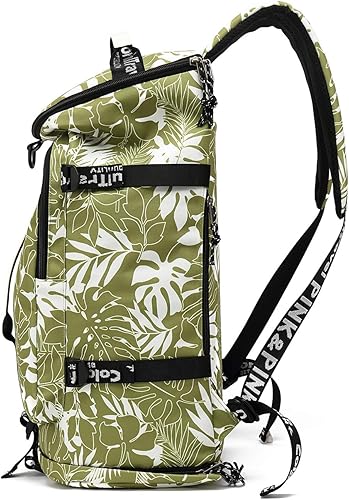 Miniatura 216 de Bolsa de lona para gimnasio, 4 vías, impermeable, con compartimento para zapatos, para viajes, deporte, senderismo, laptop, Cielo estrellado