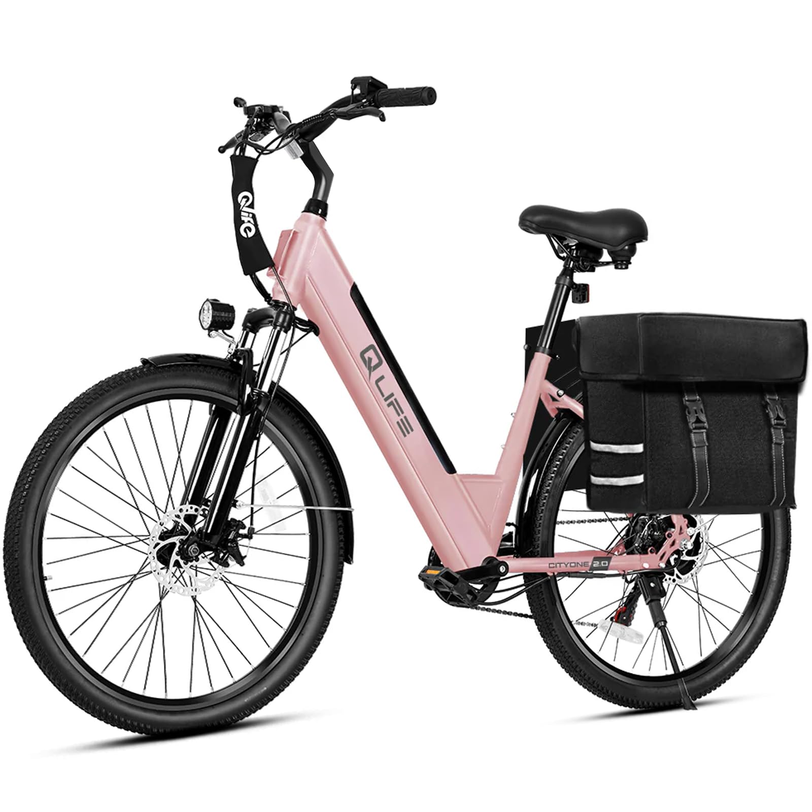 Qlife Cityone 2.0/Cityone Plus Electric Bike for Adults-1200W Peak Motor