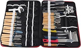 Topyond 80pcs Culinary Carving Peeling Tools Kit for Fruit and Vegetable...