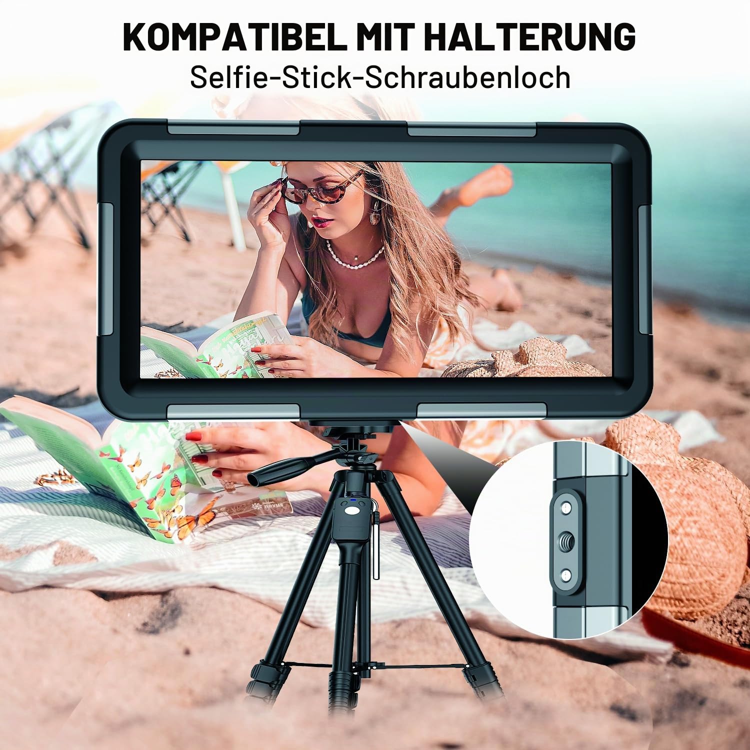 ZLIME wasserdichte Handyhülle 7.0 Zoll Unterwasser Wasserfeste Handy Wasserschutzhülle Handytasche, Wasserdicht Schwimmen Baden für iPhone 17 Air 16e 16 15 14 Plus 15 16 17 Pro 14 15 16 17 Pro Max