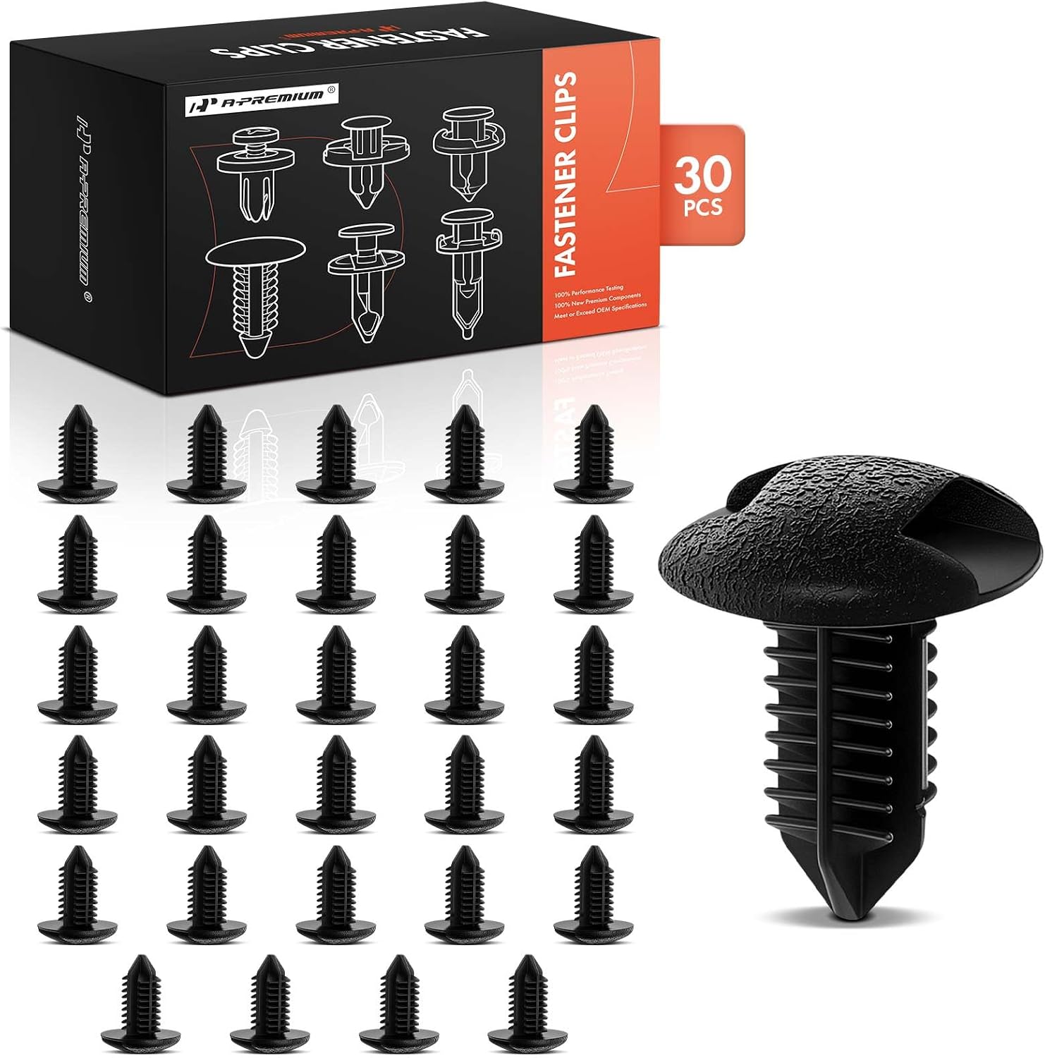A-Premium 30PCS Trunk Luggage Liner Rivets Retainer Clips Push Pin Fastener
