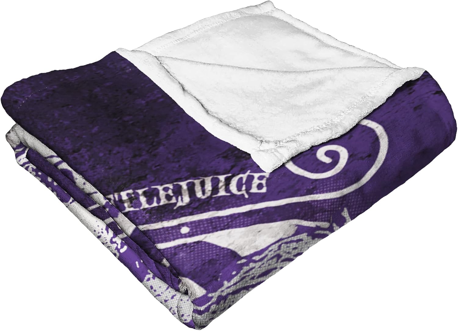 Northwest Beetlejuice Silk Touch Throw Blanket, 50" x 60", Purple Beetle