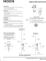 Vista 3 de Moen Posi-Temp - Válvula de equilibrio de presión con válvula de transferencia integrada de 2 funciones para moldura de ducha de 2 manijas, CC/IPS