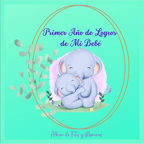 Álbum del Primer Año del Bebé * álbum de memorias del bebé * colocar fotos, recuerdos y logotipos * unisex * perfecto para niños y niñas * regalo de